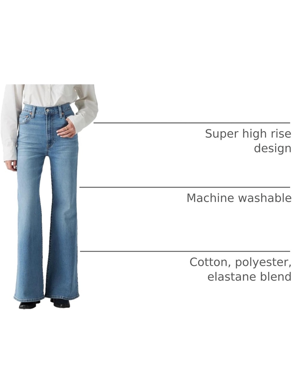 Levi High-Rise Ribecage Bell Jeans - Women - in color So Nice 27 - Picture 3 of 9